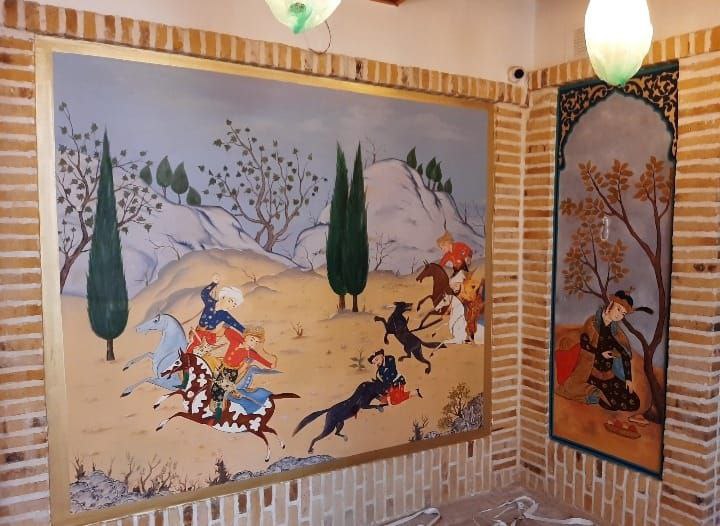 نمونه کار مجید صالح نقاشی سقفی و دیواری 2
